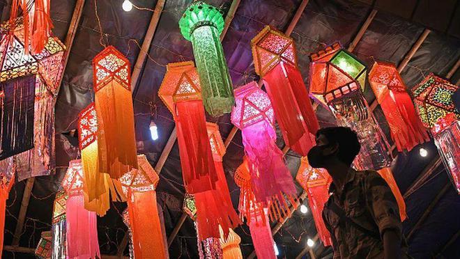 璀璨光芒下的排灯节不愧是印度最受欢迎的节日(图7)