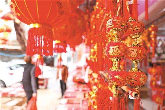 【网络中国节·春节】东莞大街小巷年味渐浓(图2)