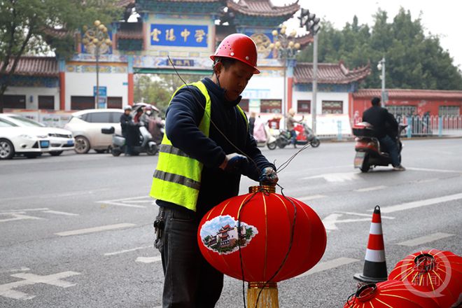 重庆云阳新春氛围浓喜庆装扮迎新年(图3)