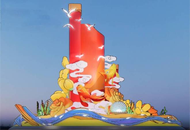 点“靓”多彩年味！威海高区春节亮化工作全面启动(图2)