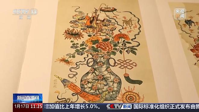 文化中国行丨年画装扮新春 年味全藏在这一纸色彩里(图3)