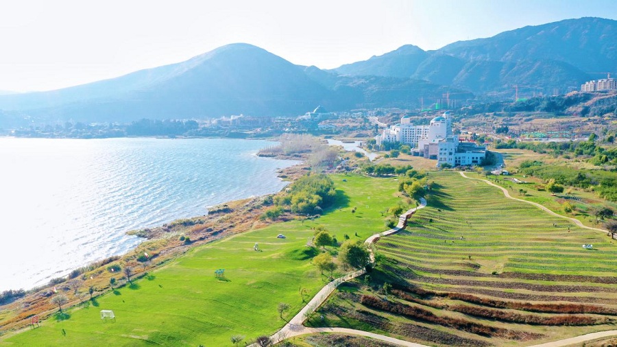 春节期间昆明阳宗海风景名胜区文旅活动精彩纷呈_新华网(图2)
