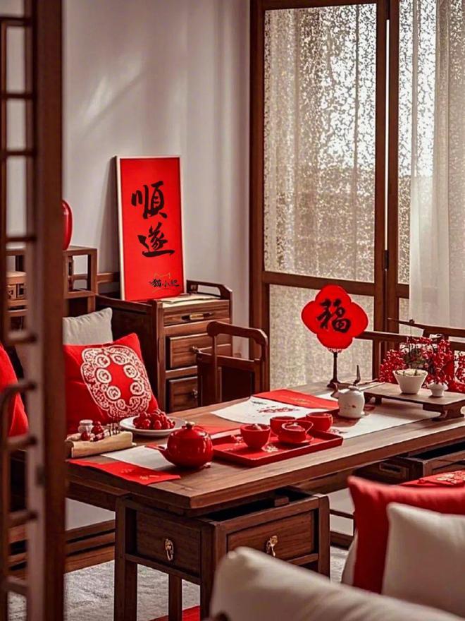 浙江一妈妈晒出春节装饰因太喜庆而走红网友：这样的年味太浓(图4)