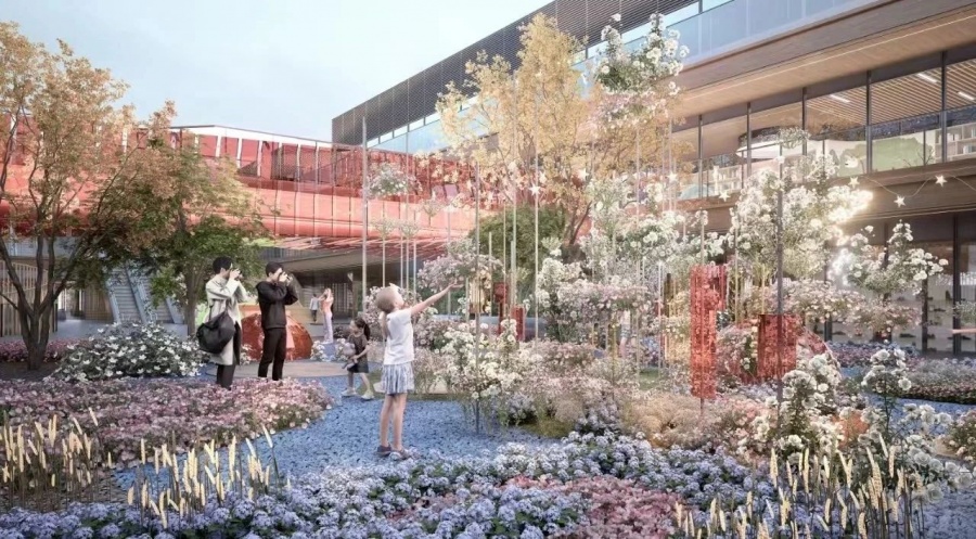 2026年春节前开业！双溪湖·嘉邻中心提前进入装饰施工(图3)