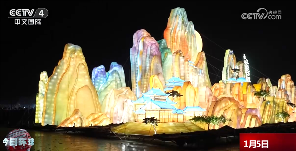 各地花灯陆续“上线”流光溢彩迎春节 非遗技艺增色添彩(图2)