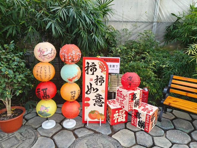 植物园新年布置 让节日氛围感拉满！(图2)