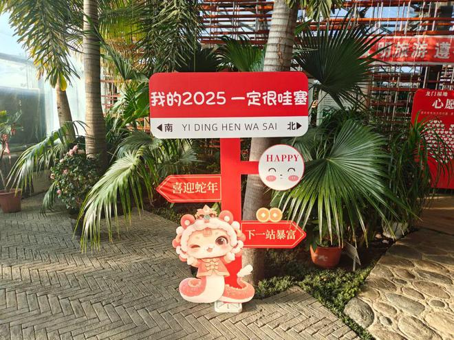 植物园新年布置 让节日氛围感拉满！(图4)