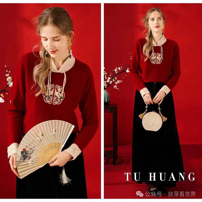 春节拜年红色氛围感穿搭温暖又温馨！(图3)
