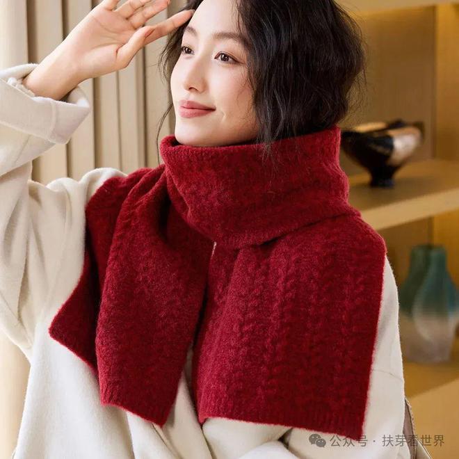 春节拜年红色氛围感穿搭温暖又温馨！(图6)