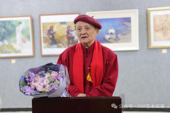 海珠区艺术名家工作室迎春美术作品展在凤阳街文化活动中心开幕(图4)
