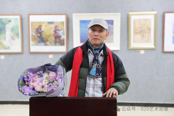 海珠区艺术名家工作室迎春美术作品展在凤阳街文化活动中心开幕(图5)