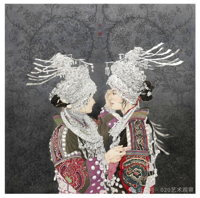 海珠区艺术名家工作室迎春美术作品展在凤阳街文化活动中心开幕(图13)