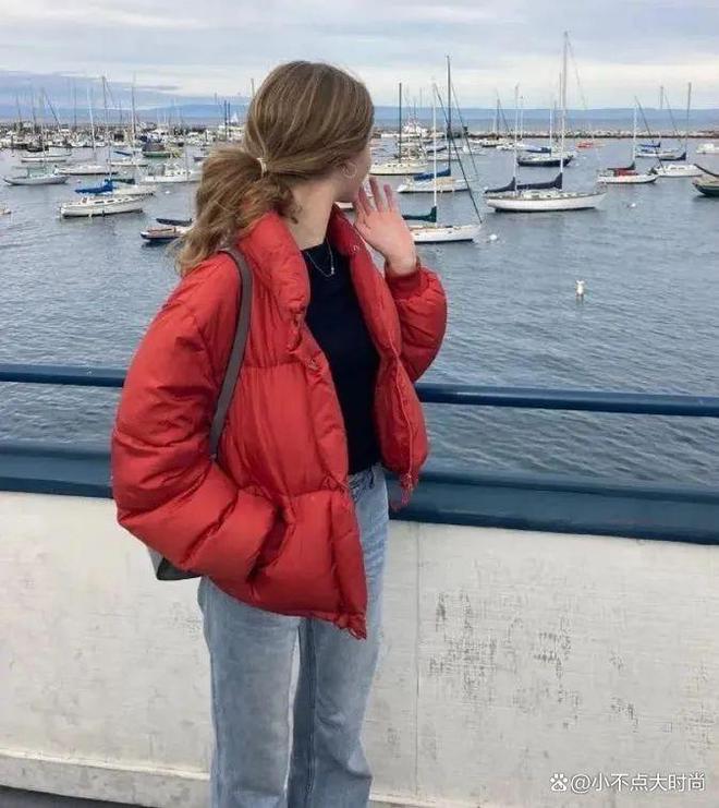 小个子不到155过年想穿羽绒服的就记住3个显高新年氛围穿搭法(图3)