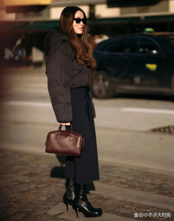 小个子不到155过年想穿羽绒服的就记住3个显高新年氛围穿搭法(图10)