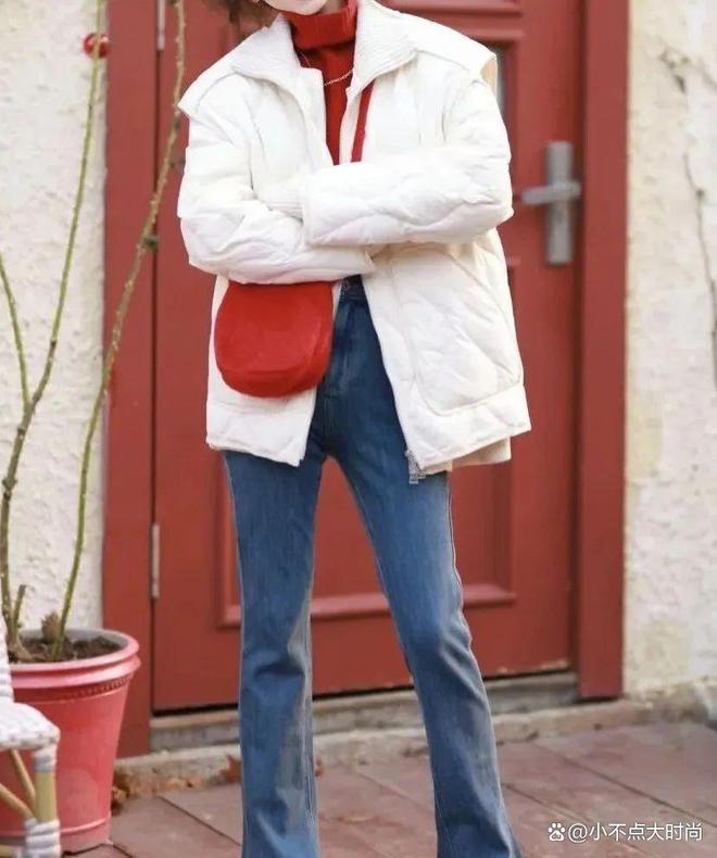 小个子不到155过年想穿羽绒服的就记住3个显高新年氛围穿搭法(图8)