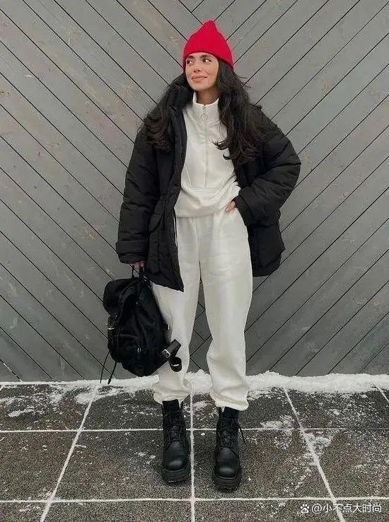 小个子不到155过年想穿羽绒服的就记住3个显高新年氛围穿搭法(图12)