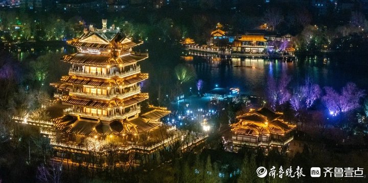 “泉”在济南过大年 扮靓公园齐贺岁氛围拉满迎新春(图2)
