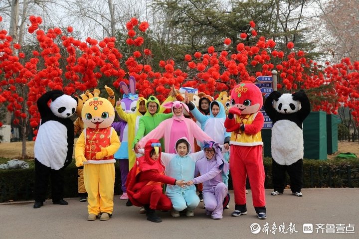 “泉”在济南过大年 扮靓公园齐贺岁氛围拉满迎新春(图6)