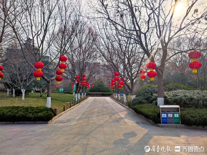 “泉”在济南过大年 扮靓公园齐贺岁氛围拉满迎新春(图12)