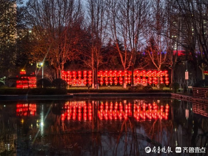 “泉”在济南过大年 扮靓公园齐贺岁氛围拉满迎新春(图15)