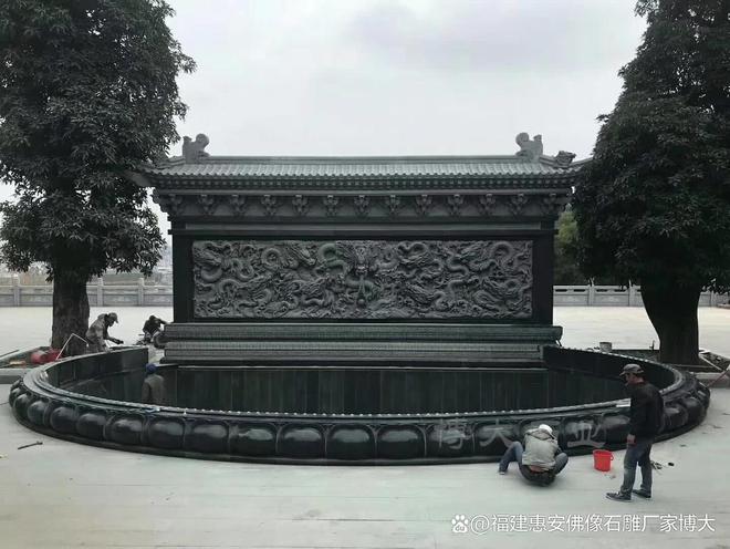 石雕照壁景墙在传统节庆中的用途(图5)