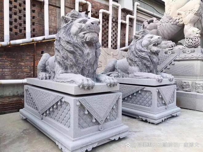 石狮子在传统节庆中的摆放习俗(图3)