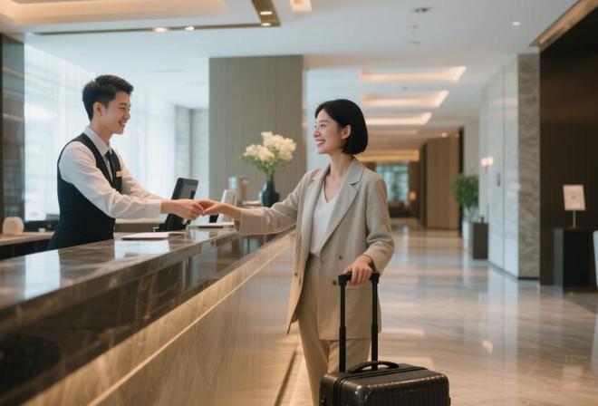 到酒店办入住前台说房间有人了我出示订单后服务员懵了(图1)