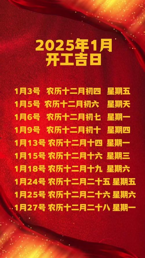 2025年正月装修的吉日 2025年适合装修吉日(图1)