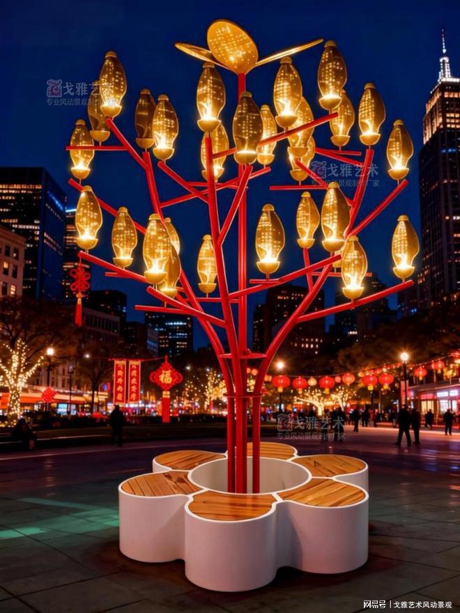 快马迎新年一场关于新年美陈的视觉盛宴(图5)