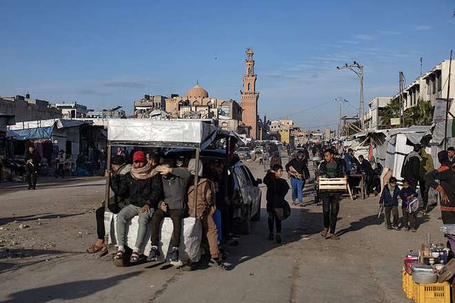 加沙地带在战火阴影中迎接新年(图5)