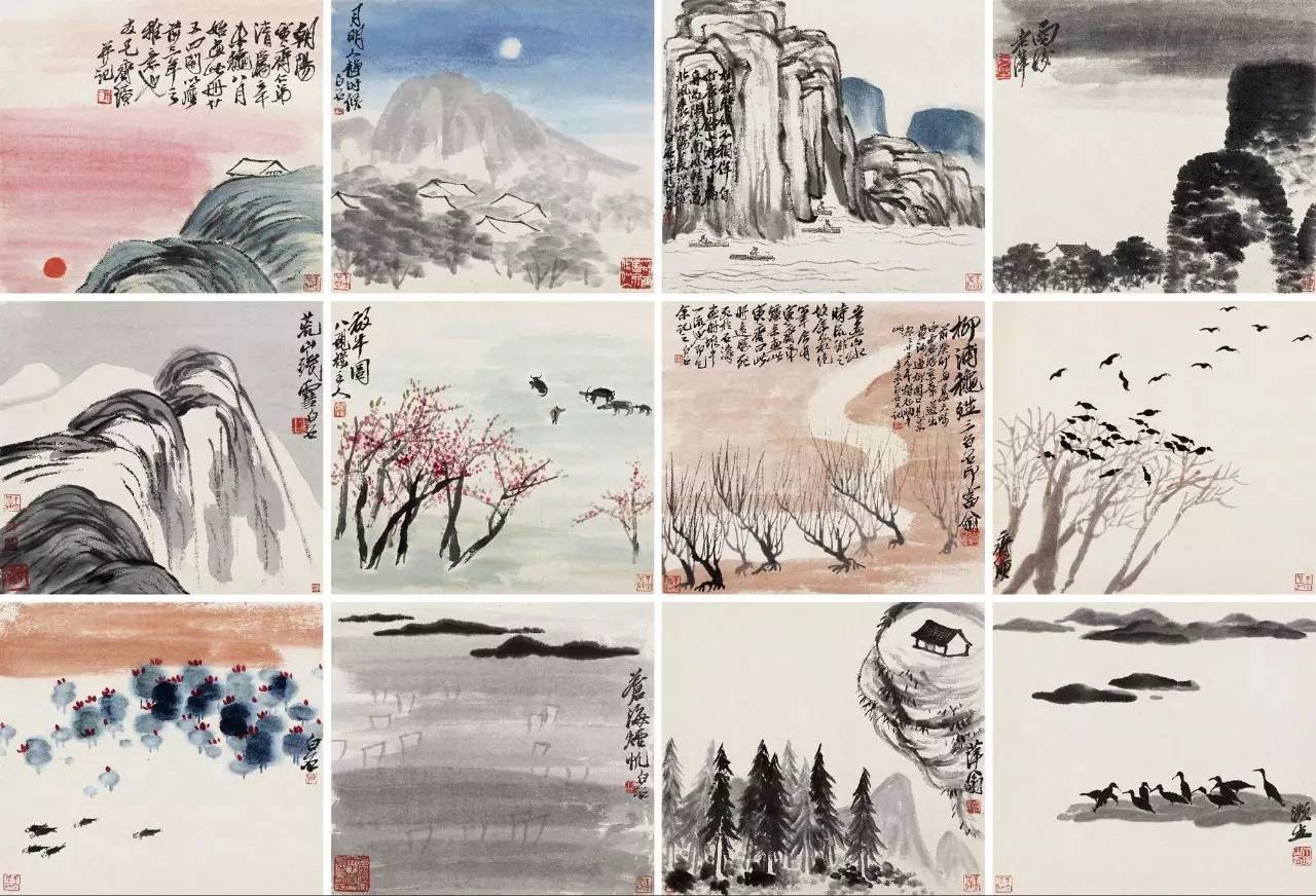 2017年艺术品市场趋势与展望傅抱石1954年作《云中君和大司命(图6)